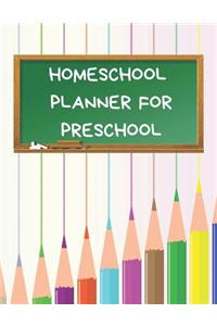 Homeschool Planner for Preschool