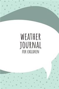 Weather Journal For Children