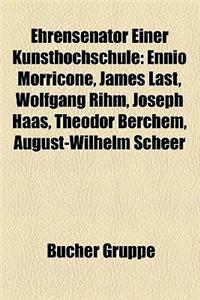 Ehrensenator Einer Kunsthochschule