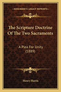 Scripture Doctrine Of The Two Sacraments