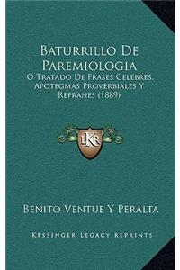 Baturrillo De Paremiologia