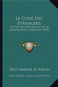 Le Code Des Etrangers