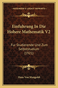 Einfuhrung In Die Hohere Mathematik V2