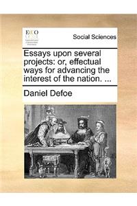 Essays Upon Several Projects