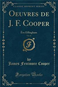 Oeuvres de J. F. Cooper, Vol. 16
