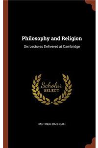 Philosophy and Religion