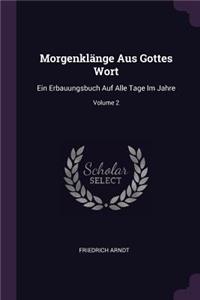 Morgenklänge Aus Gottes Wort