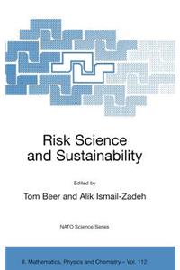 Risk Science and Sustainability