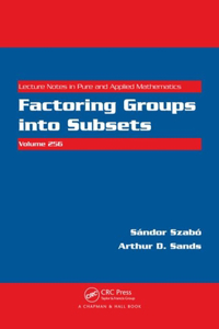 Factoring Groups Into Subsets