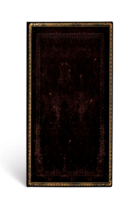 Black Moroccan Ultra Lined Softcover Flexi Journal (240 pages)