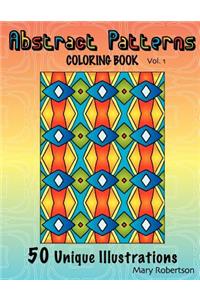 Abstract Patterns Coloring Book: 50 Unique Illustrations