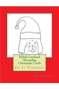 Polish Lowland Sheepdog Christmas Cards