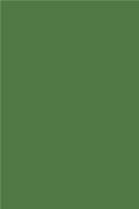 Journal Fern Green Color Simple Plain Fern Green