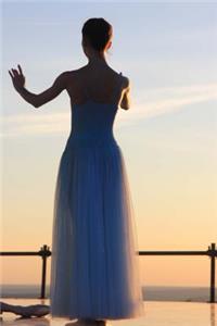 An Elegant Ballerina in Blue at Sunset Dance Recital Journal