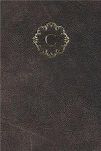 Monogram C Any Day Planner Journal