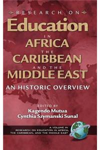 Research on Education in Africa, the Caribbean, and the Middle East (Hc)