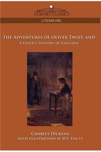 The Adventures of Oliver Twist and a Child's History of England