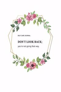 Don't look back - you're not going that way - Floral Composition White