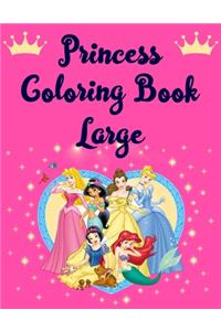 Princess Coloring Book Large