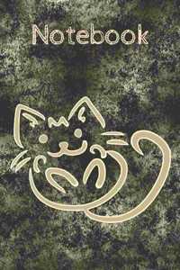 marble cat notebook