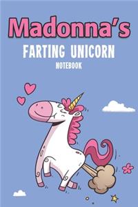 Madonna's Farting Unicorn Notebook