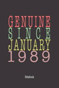 Genuine Since January 1989