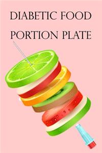 diabetic food portion plate Notebook
