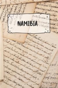 Namibia: Liniertes Reisetagebuch Notizbuch oder Reise Notizheft liniert - Reisen Journal für Männer und Frauen mit Linien