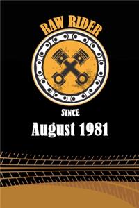 Raw Rider Since August 1981