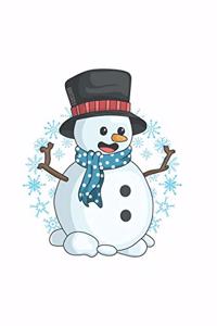 Christmas Snowman Notebook