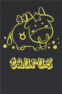 My Cute Zodiac Sign Taurus Notebook