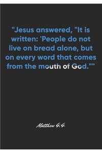 Matthew 4