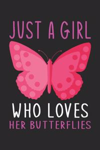 Just A Girl Who Loves Her Butterflies