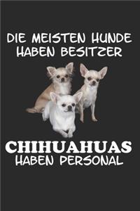 Die meisten Hunde haben Besitzer Chihuahuas haben Personal