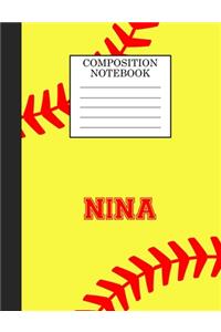 Nina Composition Notebook