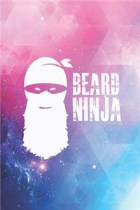 Beard Ninja - Funny Humor Beard Facial Hair Journal