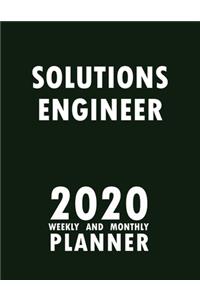 Solutions Engineer 2020 Weekly and Monthly Planner