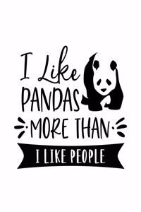 I Like Pandas More Than I Like People