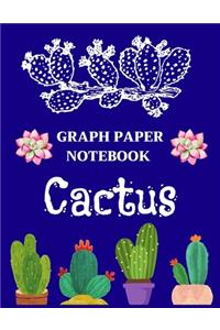 Graph Paper Notebook Cactus