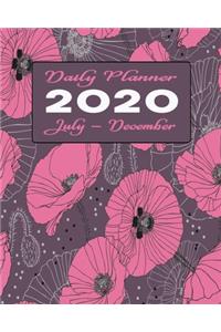 2020 Daily Planner July - December
