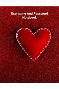 Username And Password Notebook