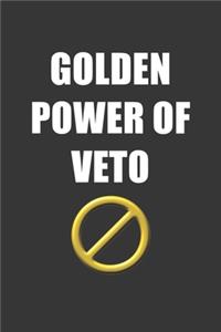 Golden Power Of Veto Notebook