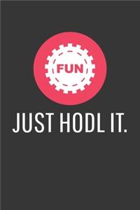 Just Hodl It Funfair Notebook