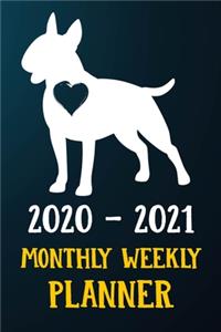 2020 2021 Monthly Weekly Planner