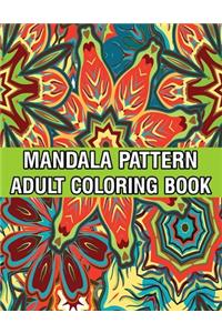 Mandala Pattern Adult Coloring Book