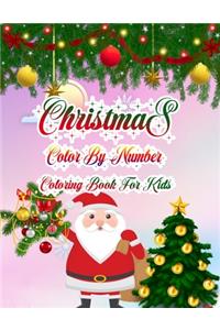 Christmas Color By Number Coloring Book For Kids
