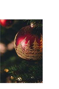 Christmas Time Sketchbook Blank Notebook Drawing Pad