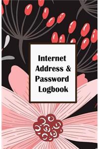 Internet Address & Password Logbook