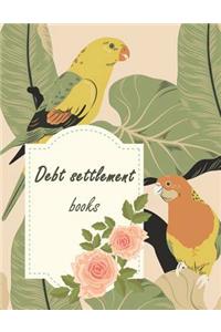 Debt settlement books
