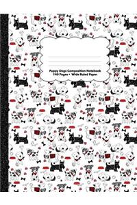 Puppy Dogs Composition Notebook